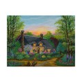 Trademark Fine Art Bonnie B Cook 'Sunset Cottage' Canvas Art, 18x24 ALI39417-C1824GG
